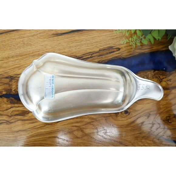 Vintage WMF-IKORA Tarnish Resistant Pearlized Silverplate Tulip Candy Tray Dish - Picture 7 of 9